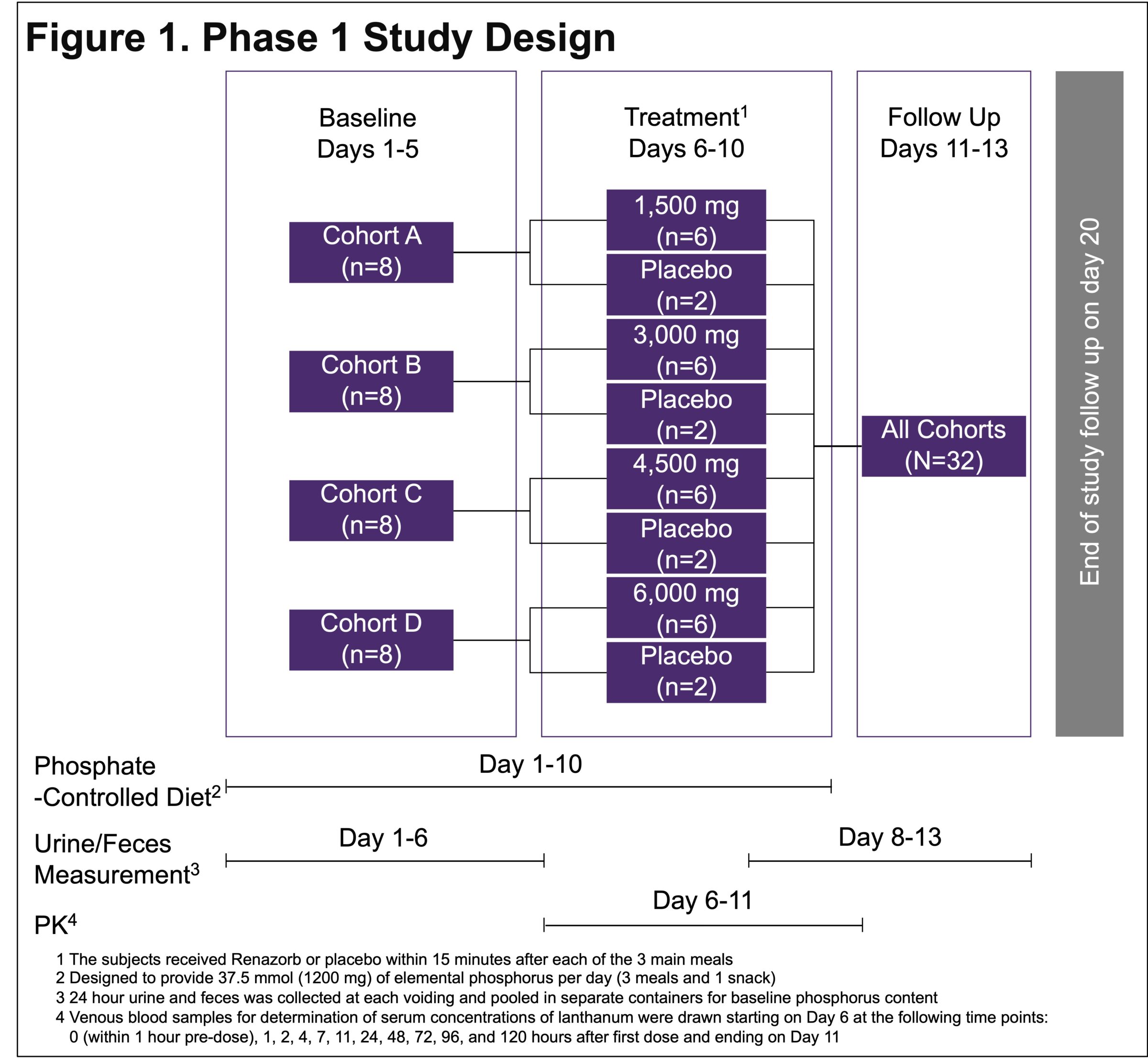 Figure 1. Phase 1 Study Design